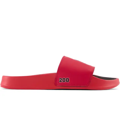 Červené pantofle unisex New Balance SUF200F2
