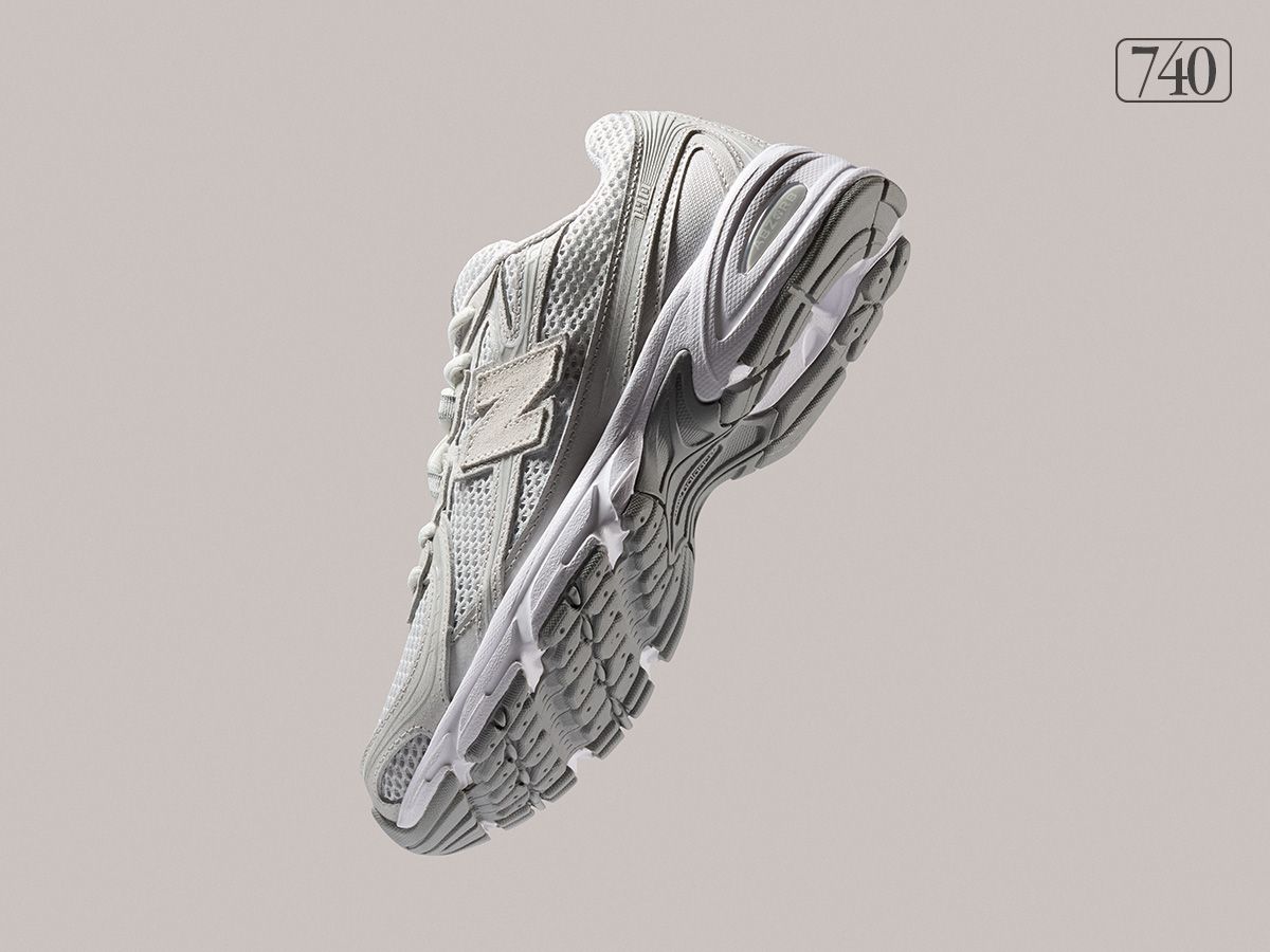szare sneakersy new balance u740gs2