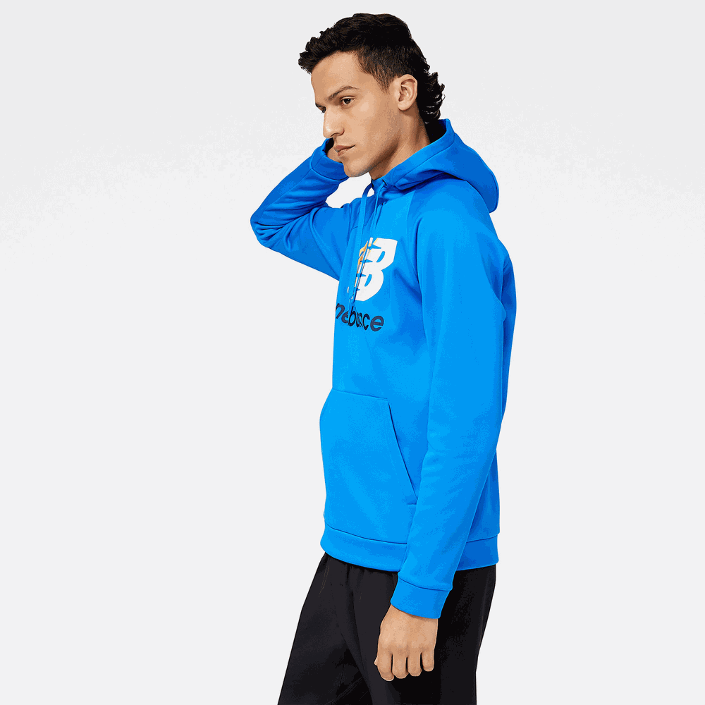 Bluza New Balance MT21021SBU – niebieskie