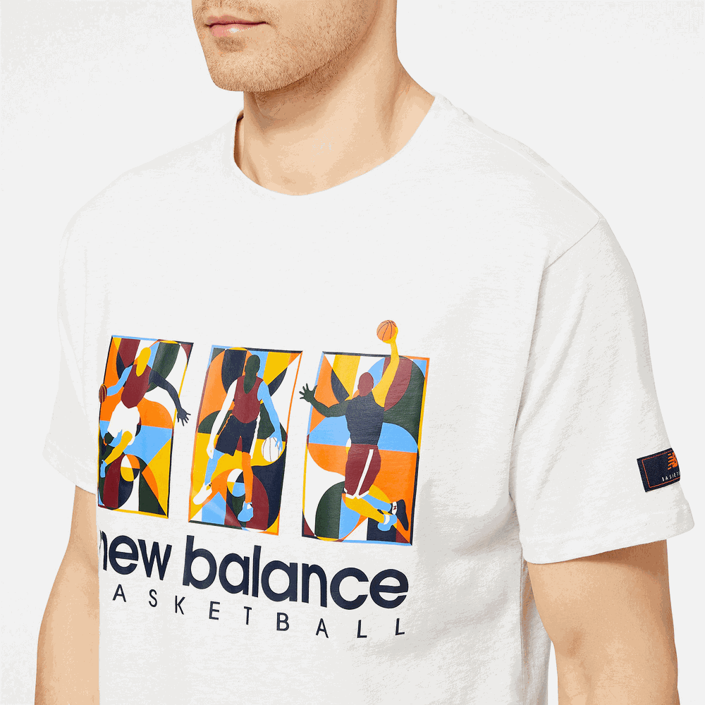 Koszulka męska New Balance MT23587SAH – szara