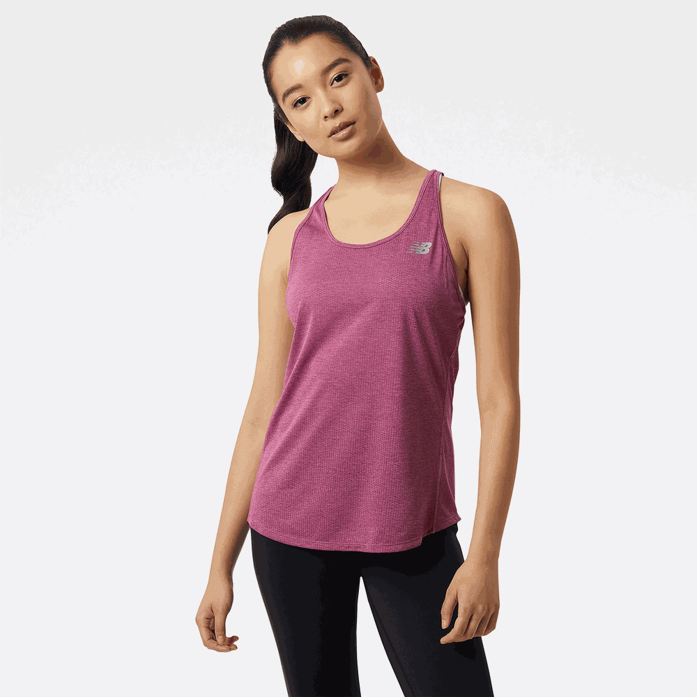 Koszulka damska New Balance WT21260RNH – różowa