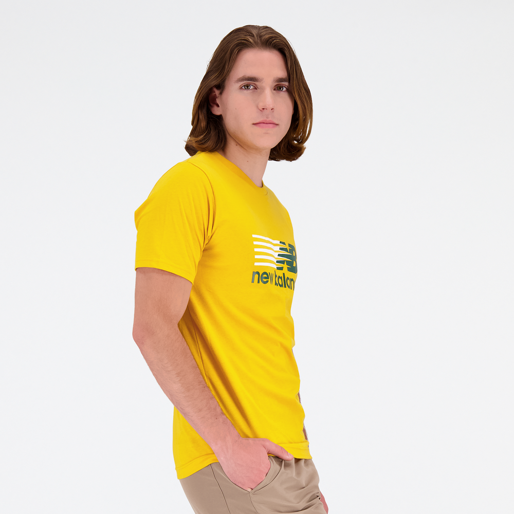 Koszulka męska New Balance MT23904VGL – żółta