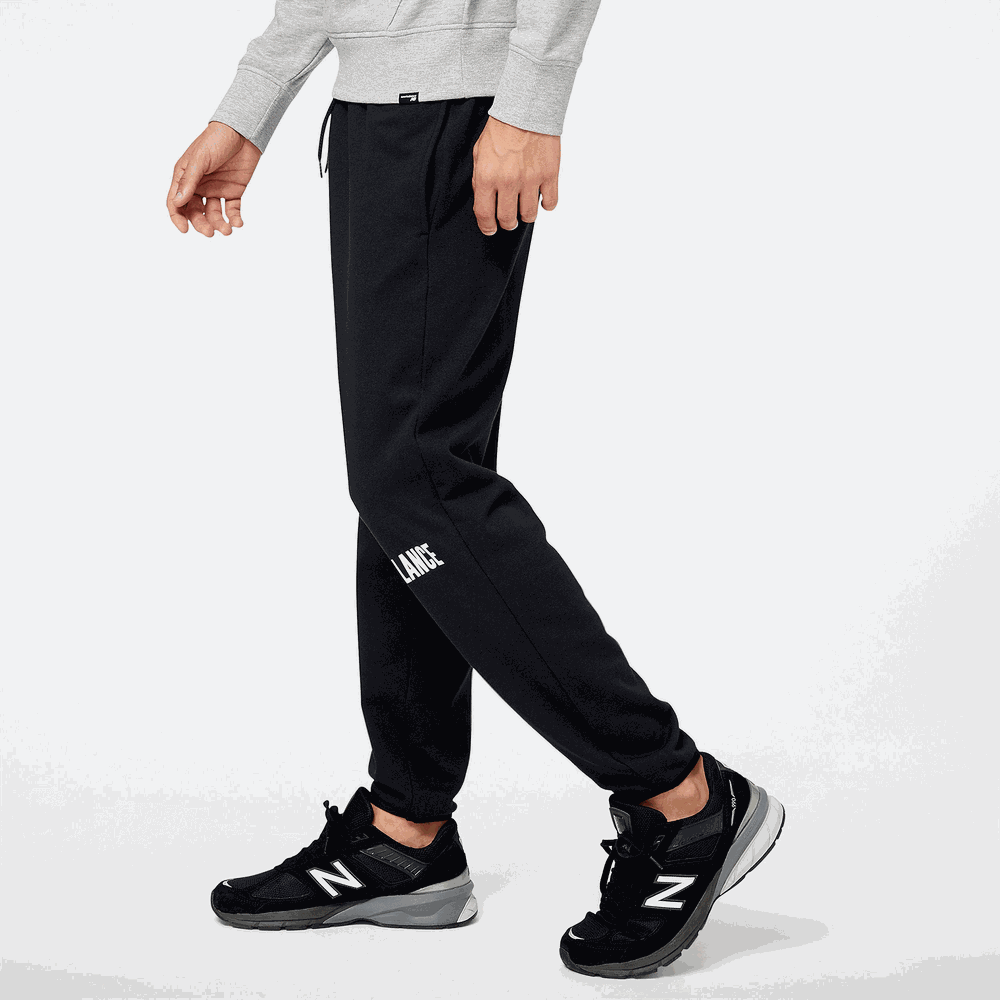 Spodnie męskie New Balance MP23900BK – czarne