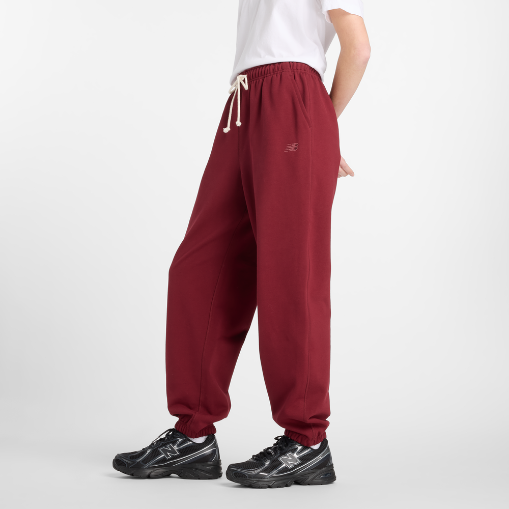 Spodnie damskie New Balance WP41513MHB – bordowe