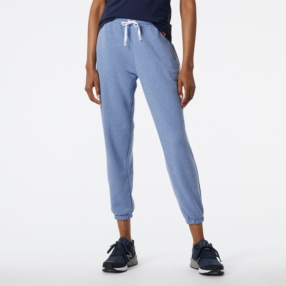 Spodnie New Balance WP21554NHR – niebieskie