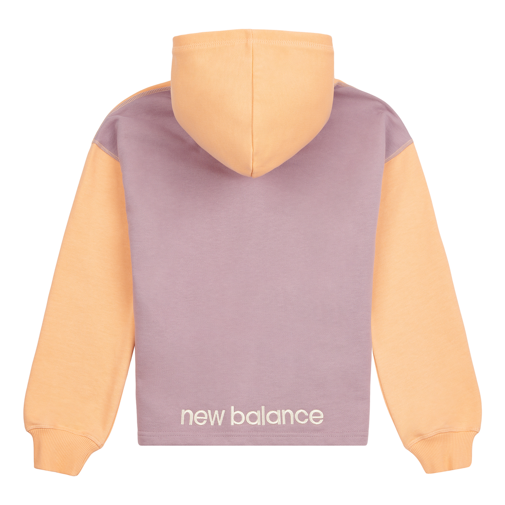 Bluza dziecięca New Balance LAKG0040PAE – pomarańczowa