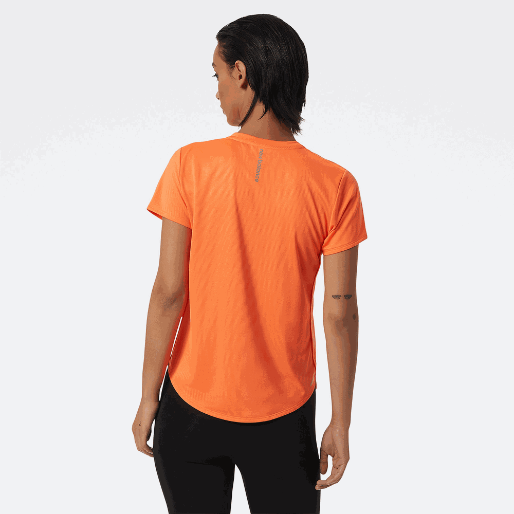 Koszulka New Balance WT11220VIB – pomarańczowa