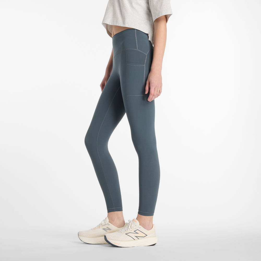 Legginsy damskie New Balance WP51268GT – szare
