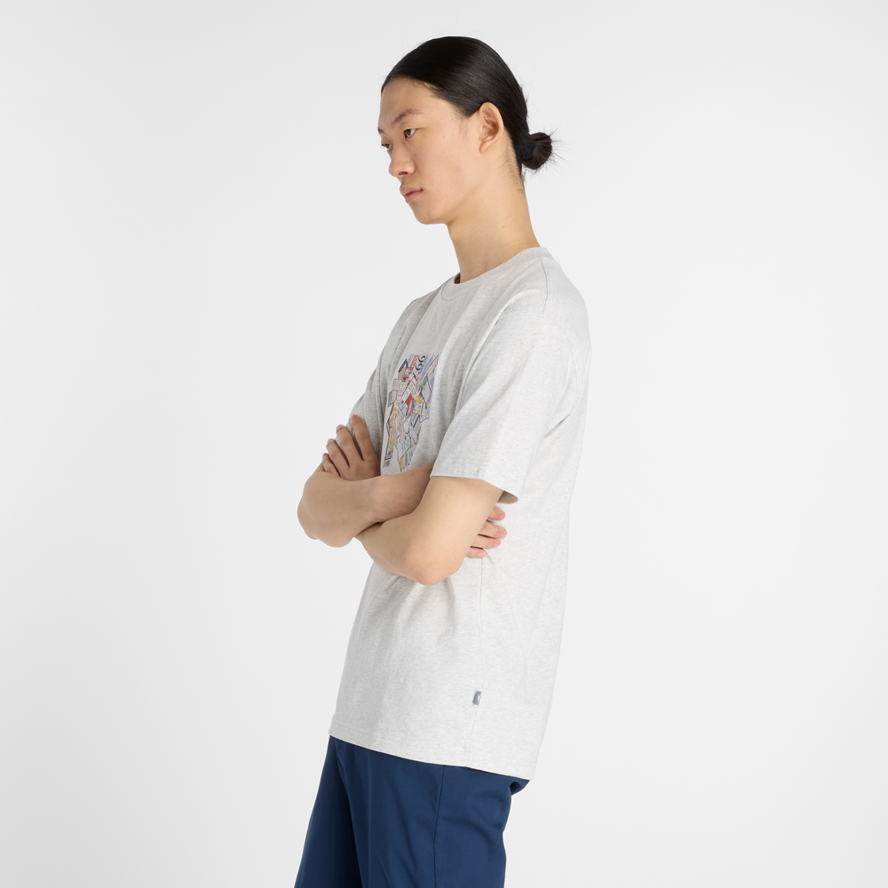 Koszulka męska New Balance MT53905AHH – szara