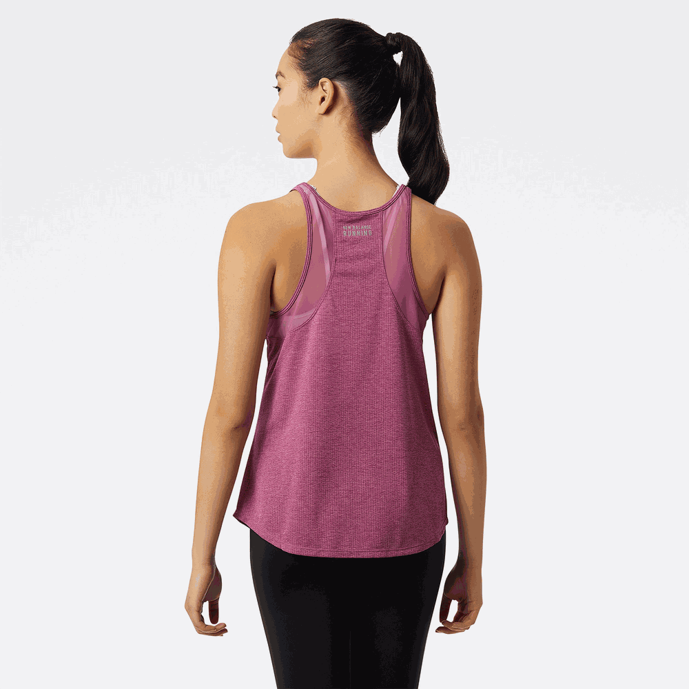Koszulka damska New Balance WT21260RNH – różowa