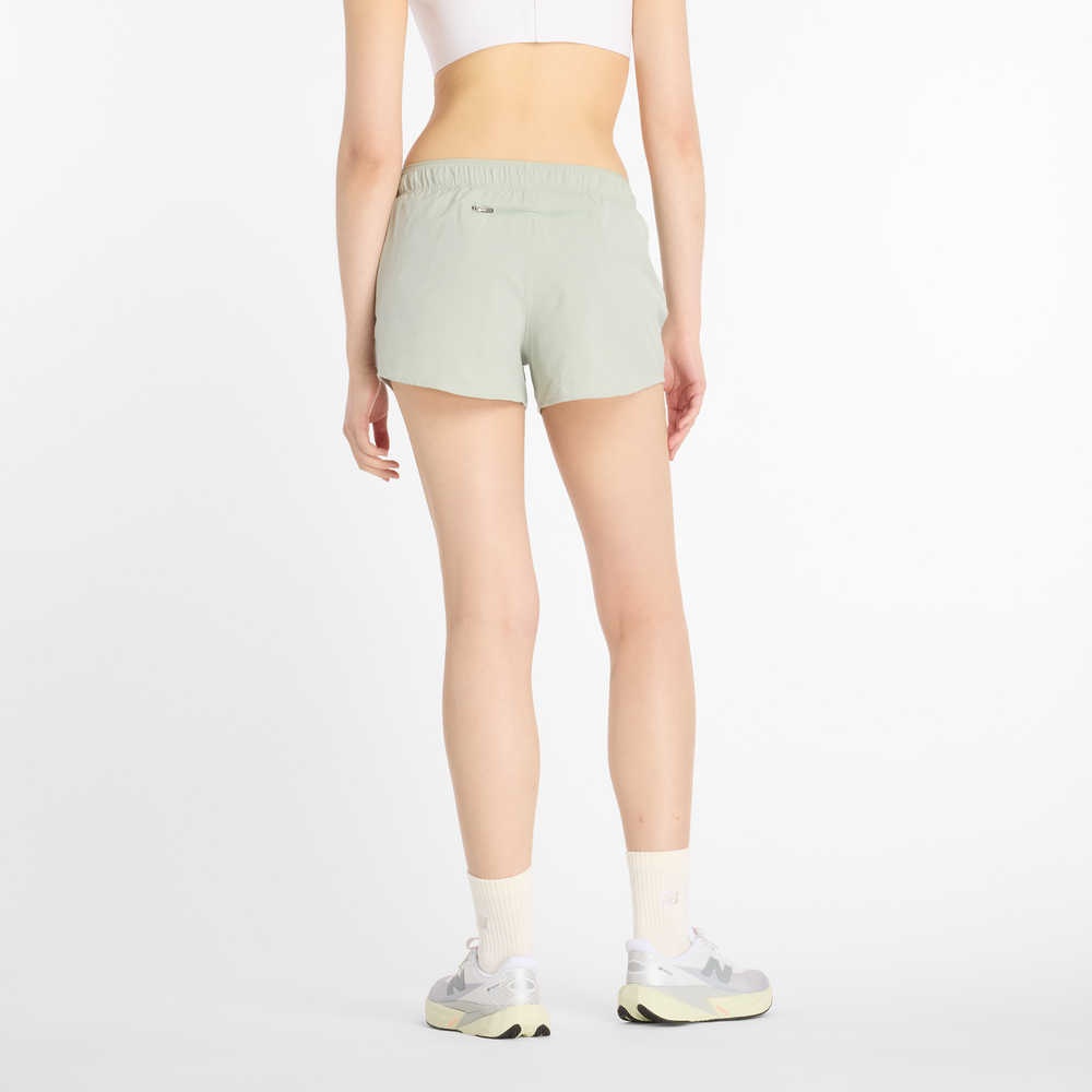 Spodenki damskie New Balance WS41286GAS – zielone