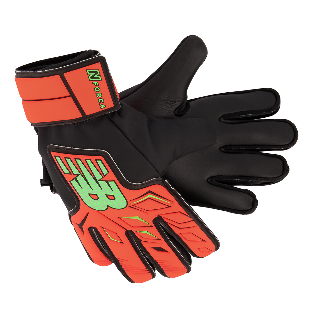 Rękawice bramkarskie New Balance GK23179JNBP – pomarańczowe