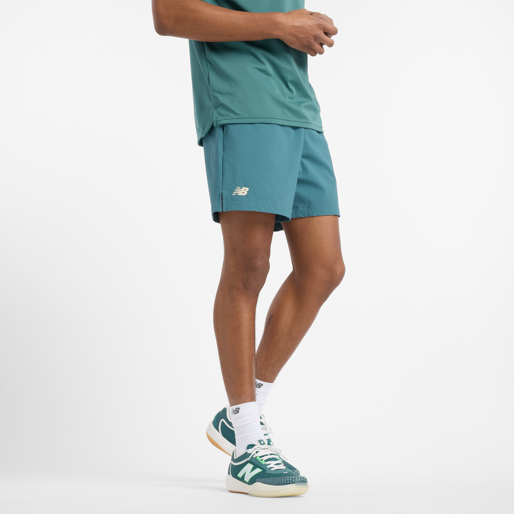 Spodenki męskie New Balance MS51402NUS – niebieskie