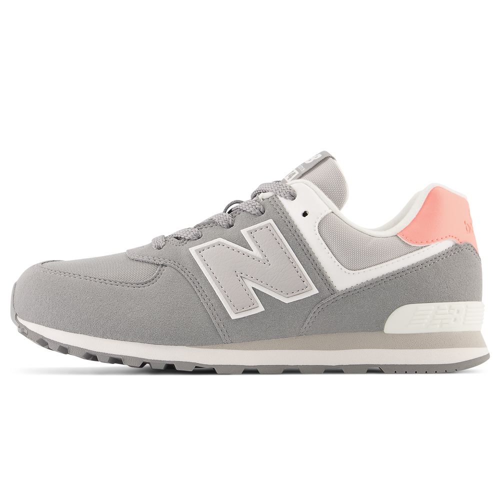 Buty dziecięce New Balance GC574MG1 –  szare