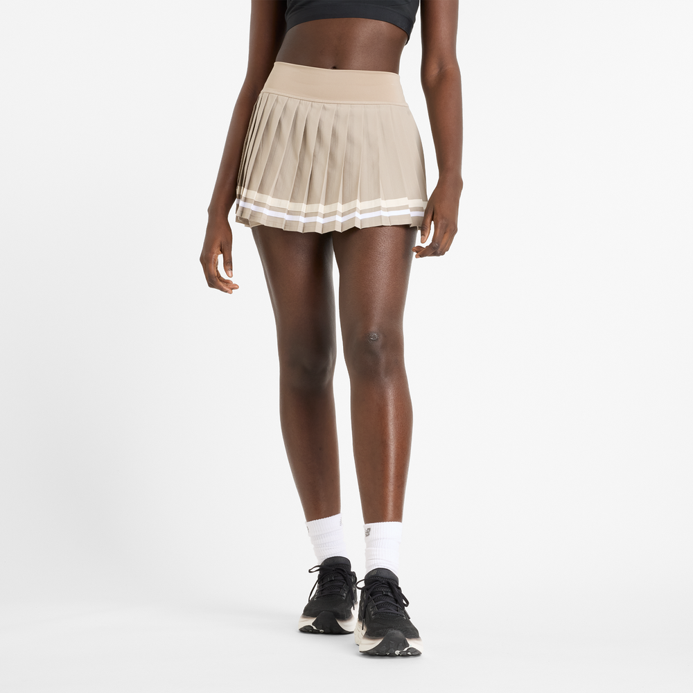 Spódnica damska New Balance WK51402ADS – beżowa