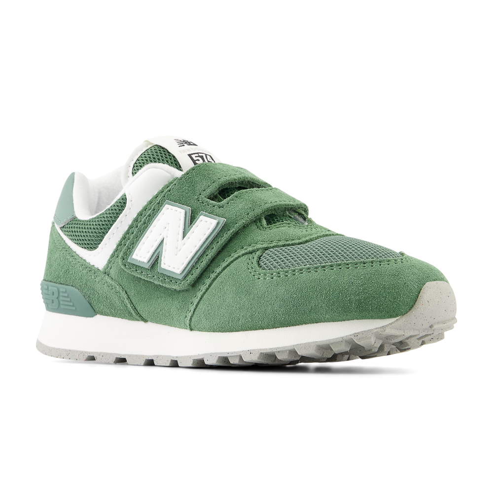 Buty dziecięce New Balance PV574FGG – zielone