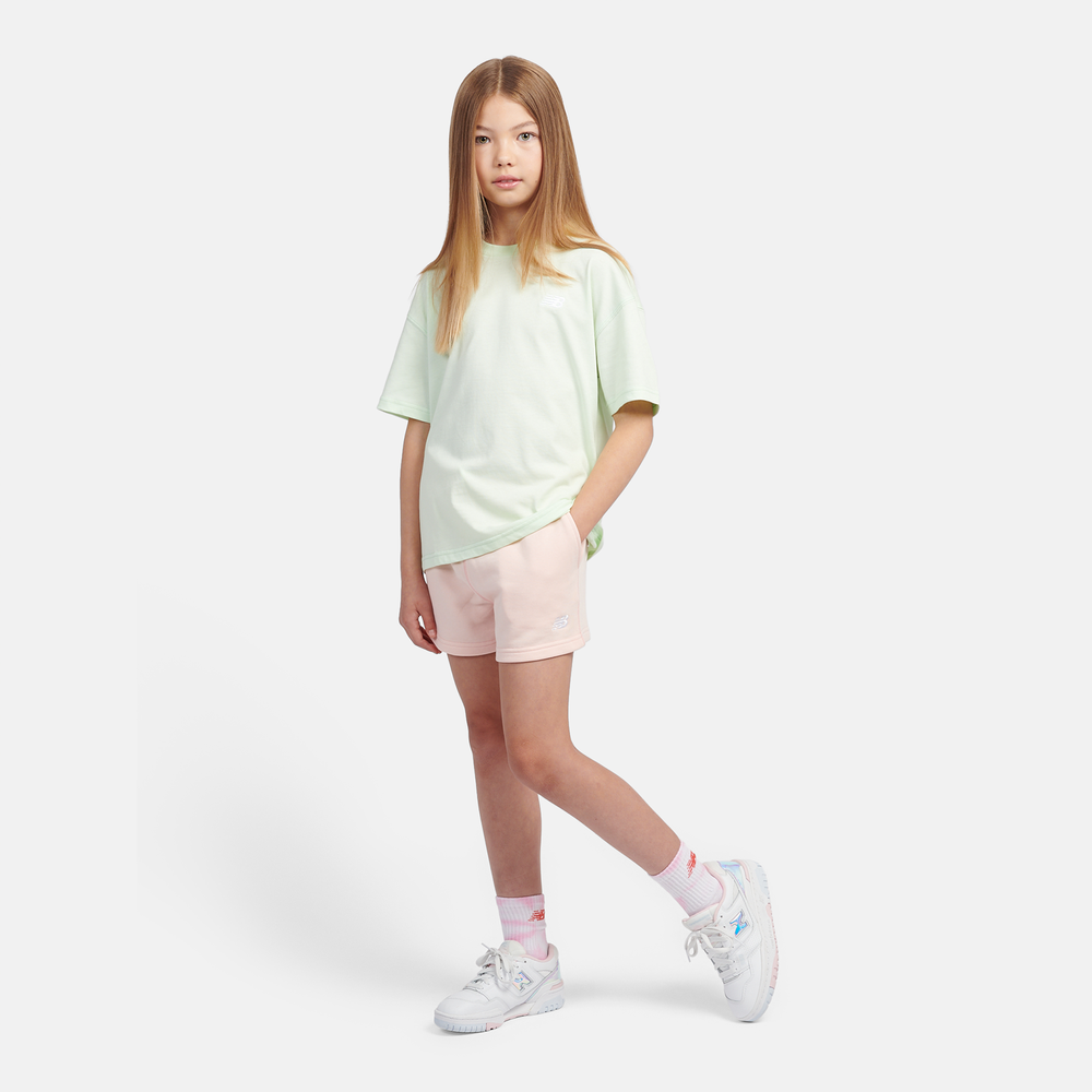 Koszulka dziecięca New Balance LAKG0001MEW – miętowa