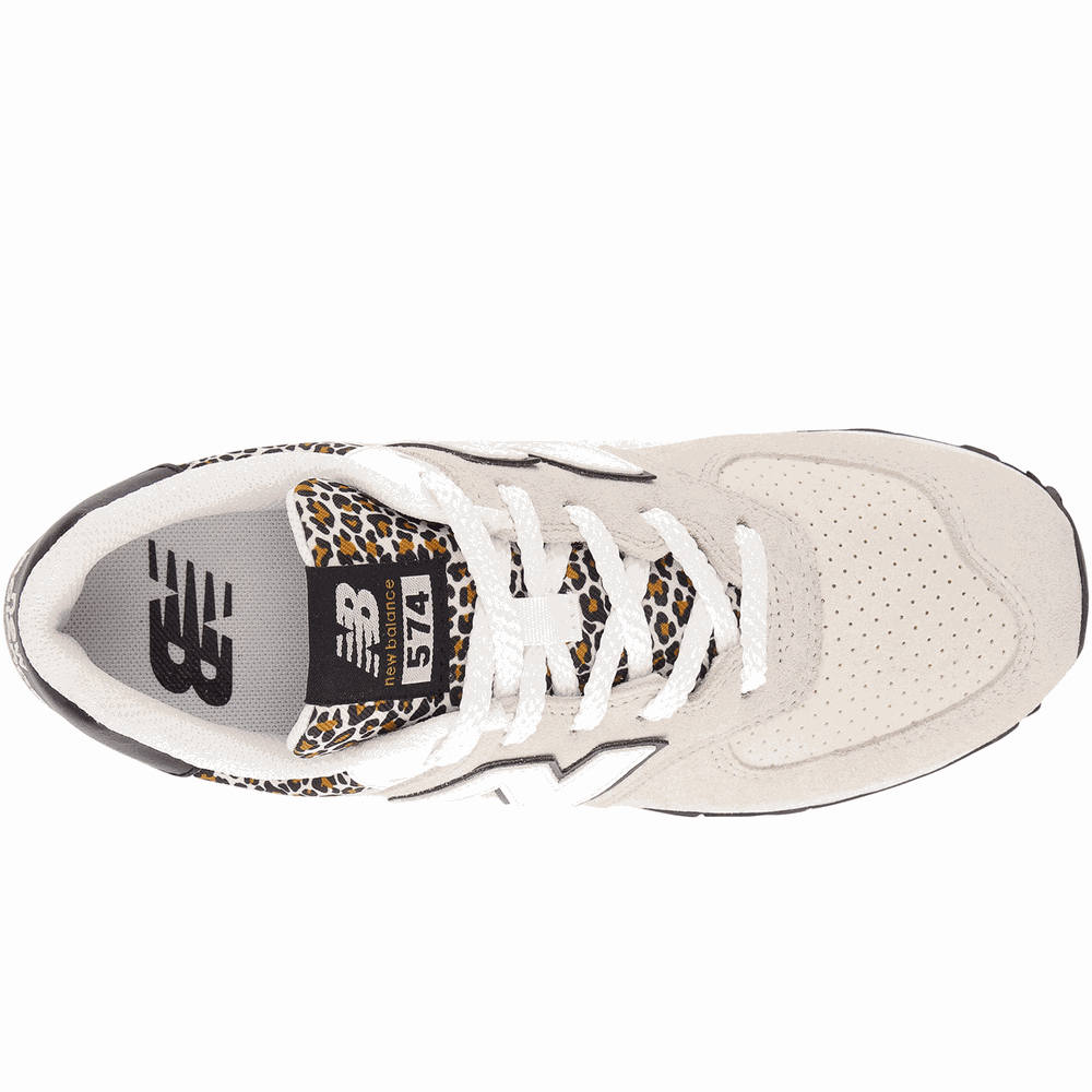 Buty dziecięce New Balance GC574AM1 – beżowe