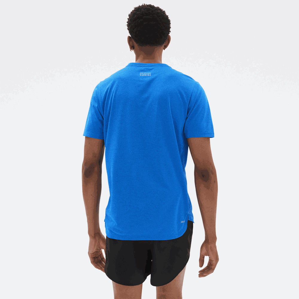 Koszulka męska New Balance MT21262CH1 – niebieska