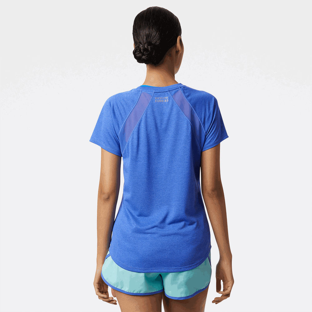 Koszulka New Balance WT21263AH1 – niebieska