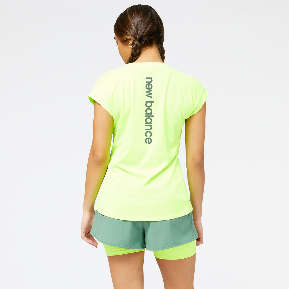 Koszulka damska New Balance WT23277PXG – zielona