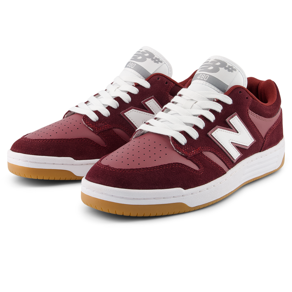 Buty męskie New Balance Numeric NM480BEE – bordowe