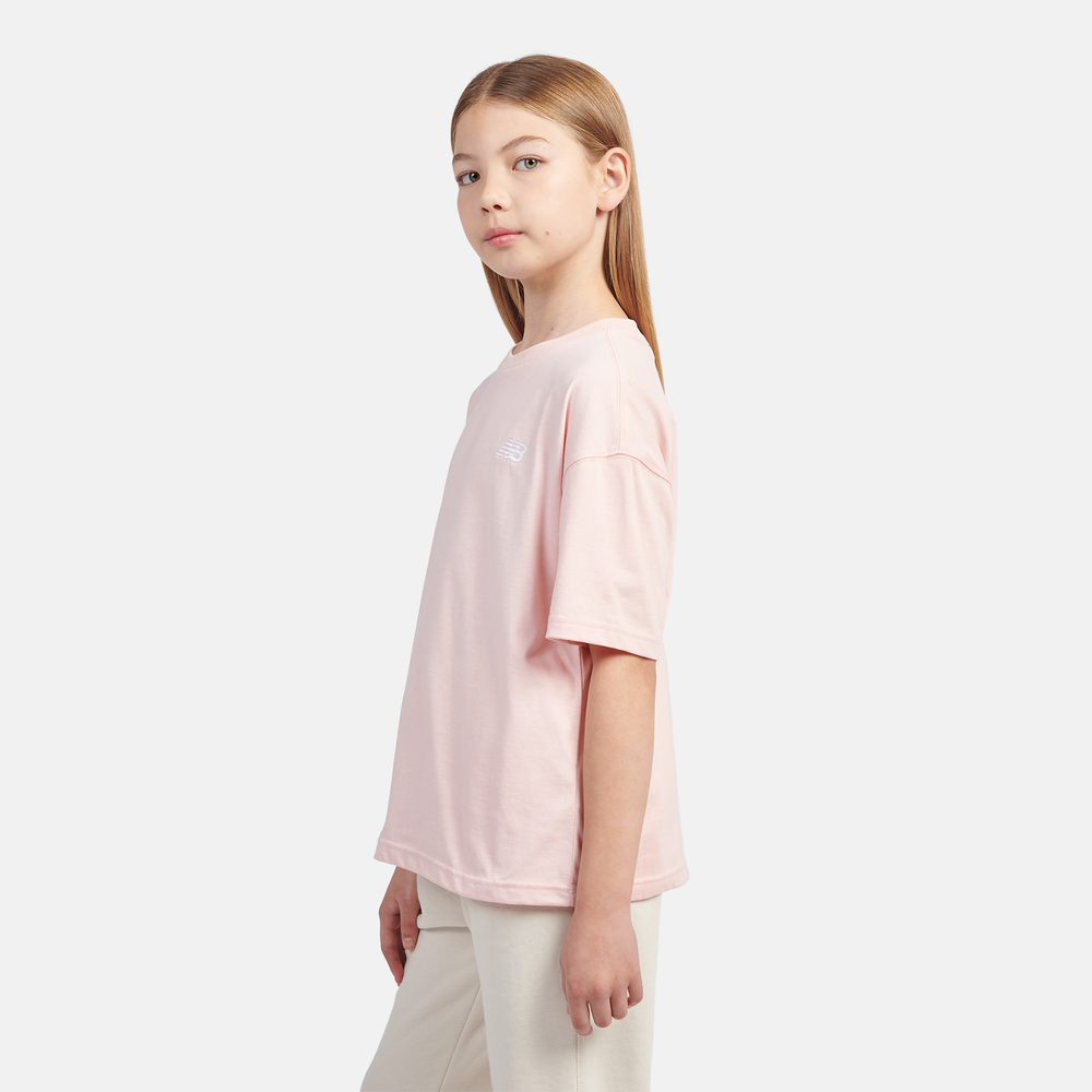 Koszulka dziecięca New Balance LAKG0001PIE – różowa