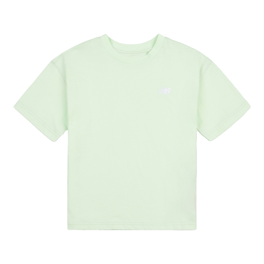 Koszulka dziecięca New Balance LAKG0001MEW – miętowa