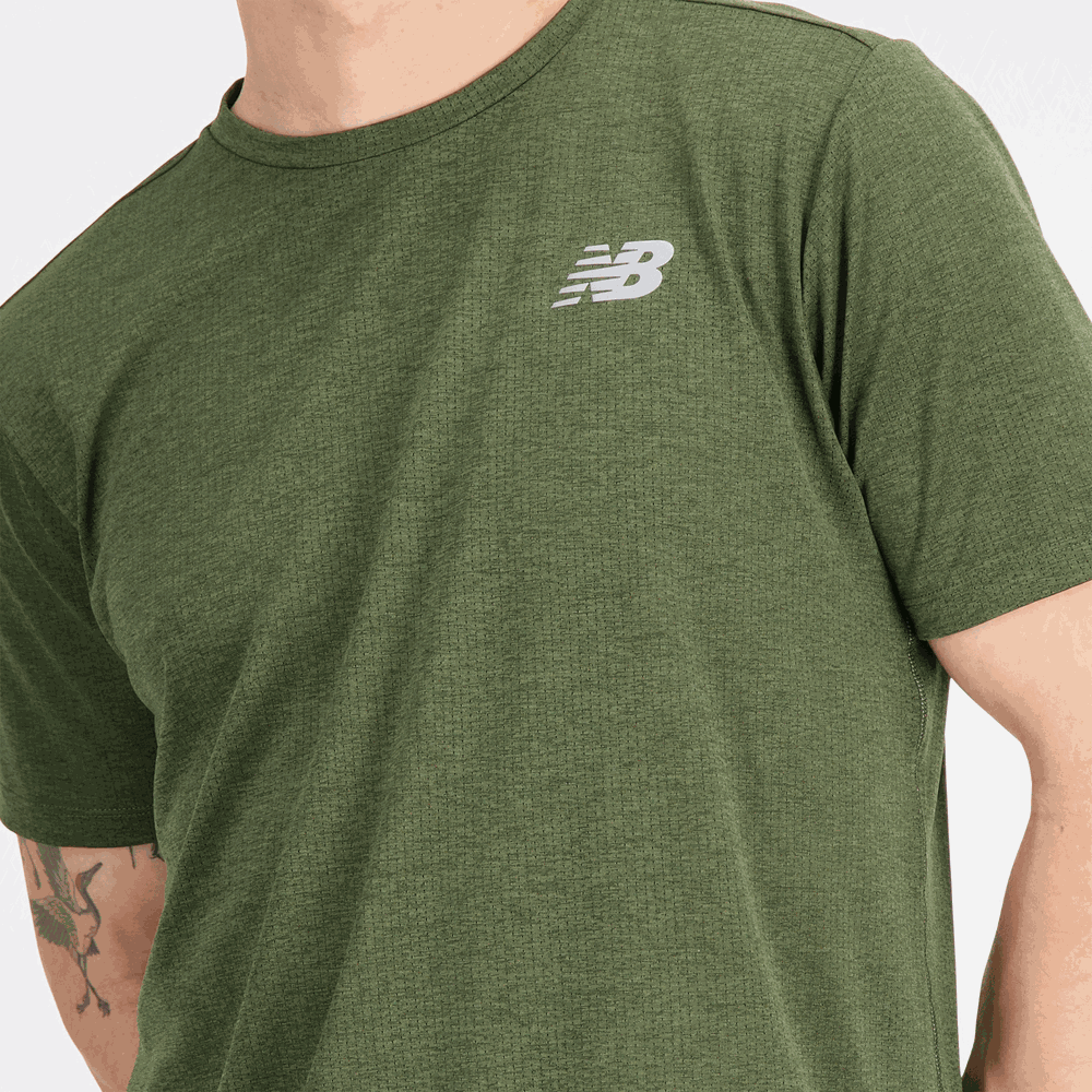 Koszulka męska New Balance MT21262KMU– zielona