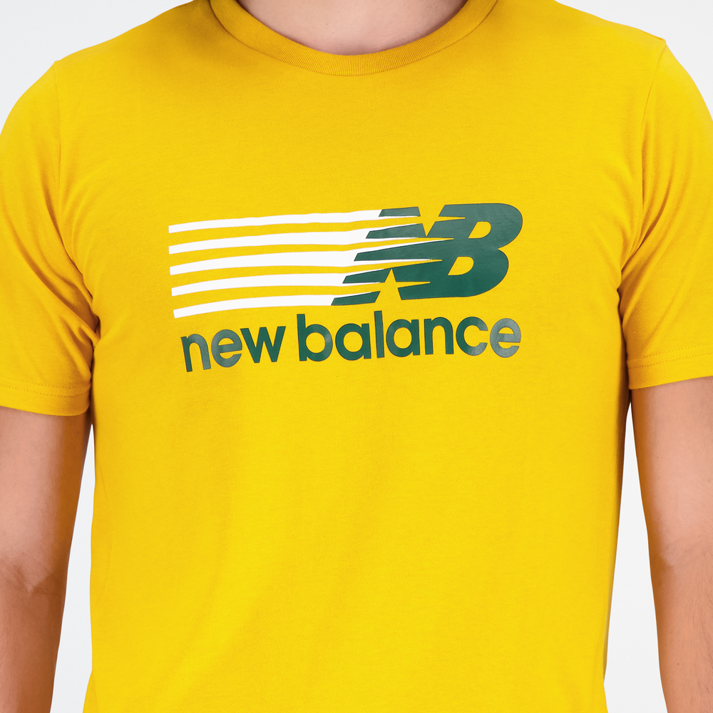 Koszulka męska New Balance MT23904VGL – żółta