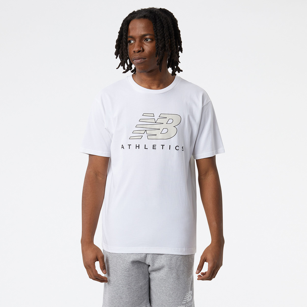 Koszulka męska New Balance MT23503WT – biała