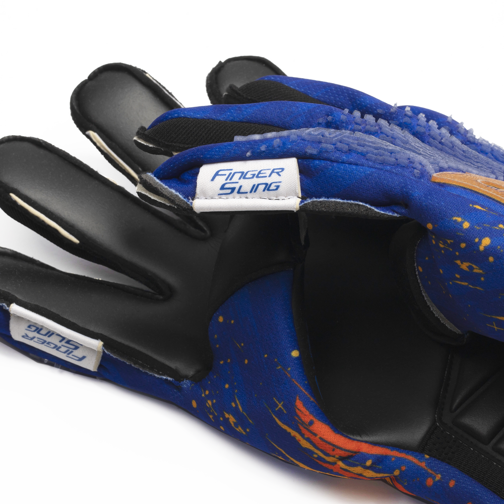 Rękawice bramkarskie New Balance GK13034MIBI – niebieskie