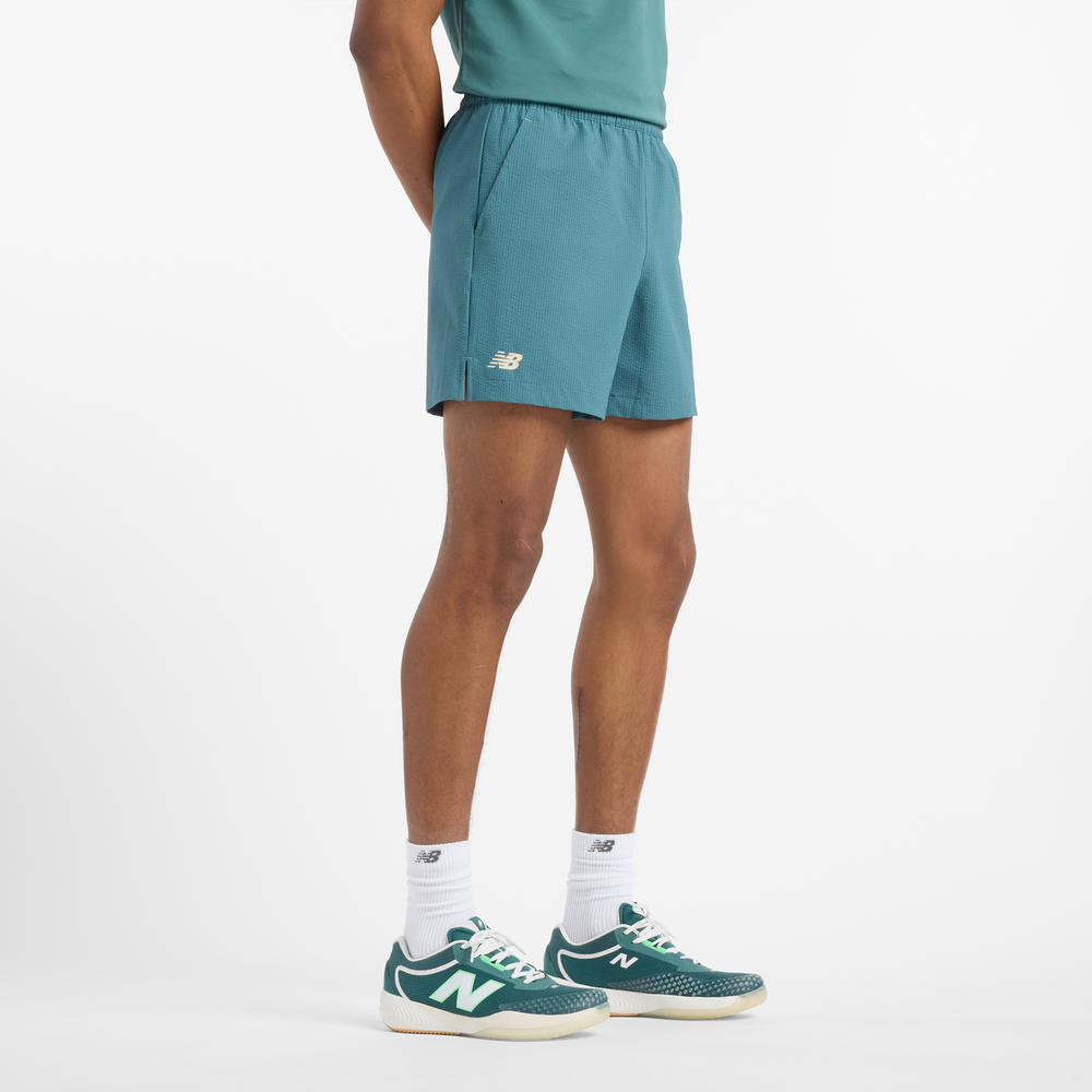 Spodenki męskie New Balance MS51402NUS – niebieskie