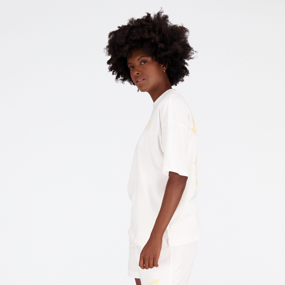 Koszulka damska New Balance WT31555SST – biała
