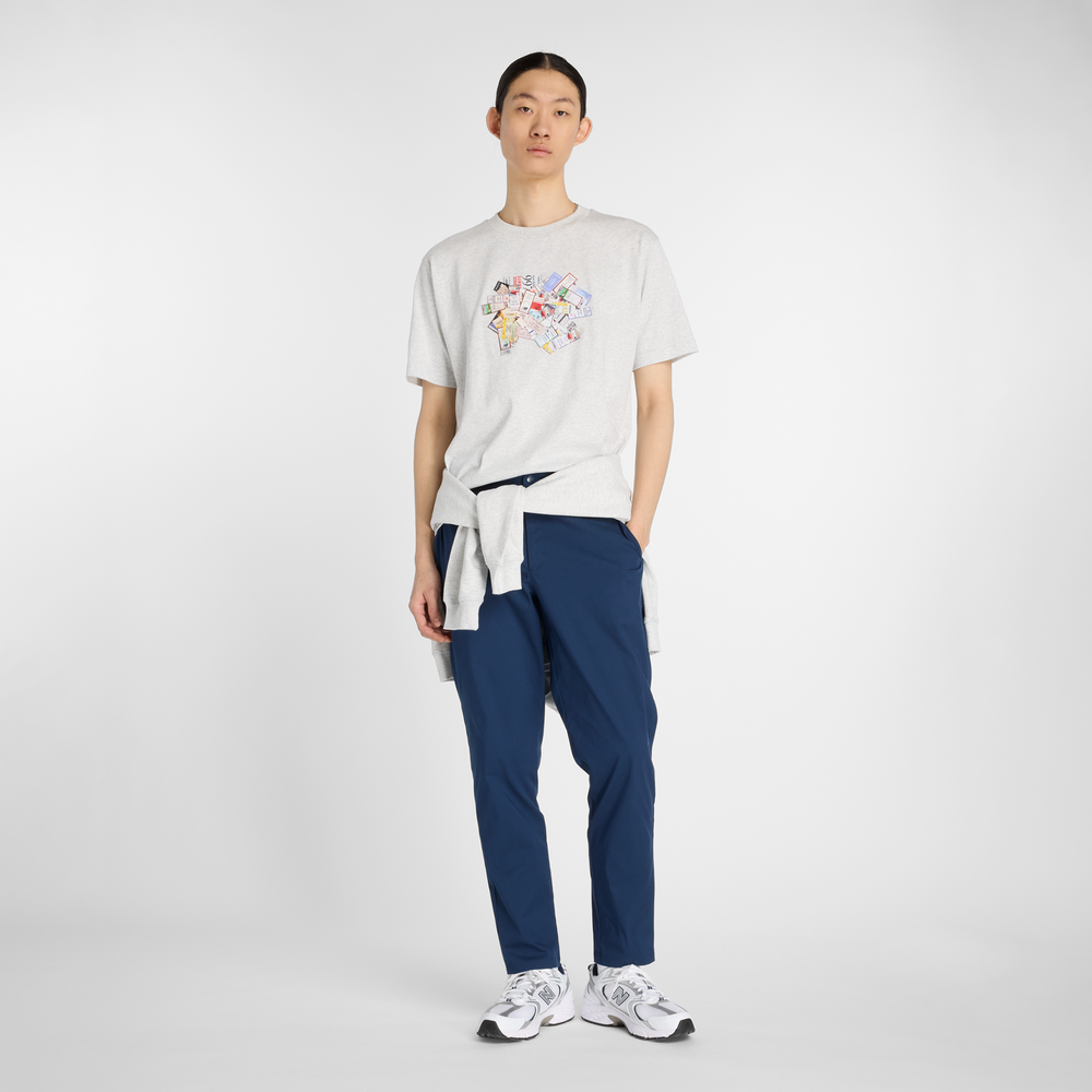 Koszulka męska New Balance MT53905AHH – szara