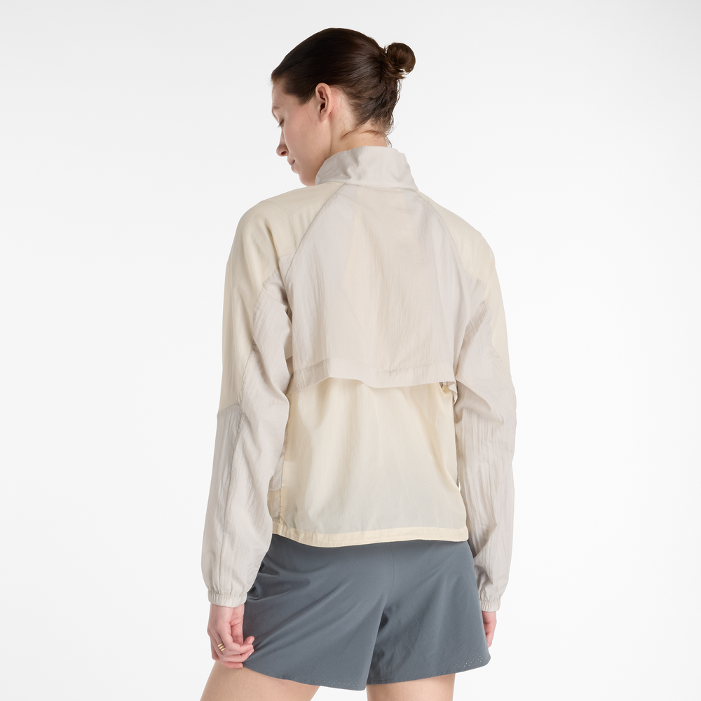 Kurtka damska New Balance WO53206LIN – beżowa