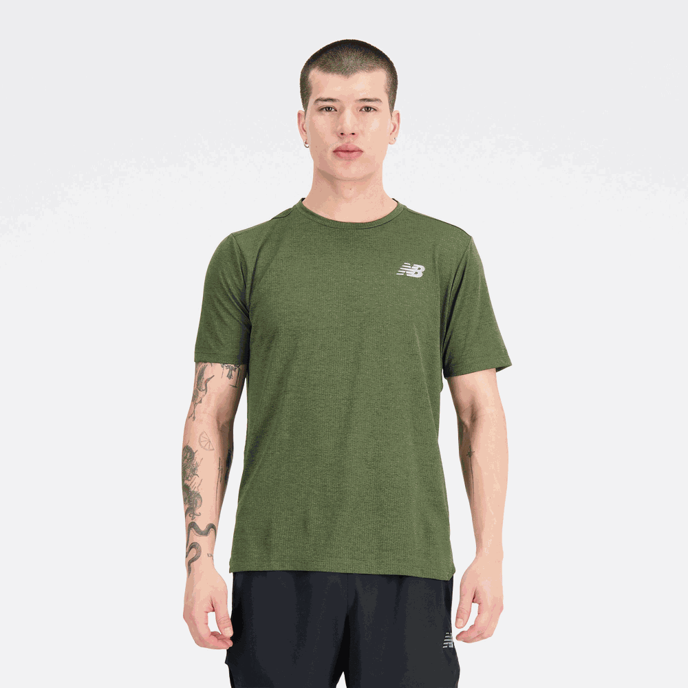 Koszulka męska New Balance MT21262KMU– zielona