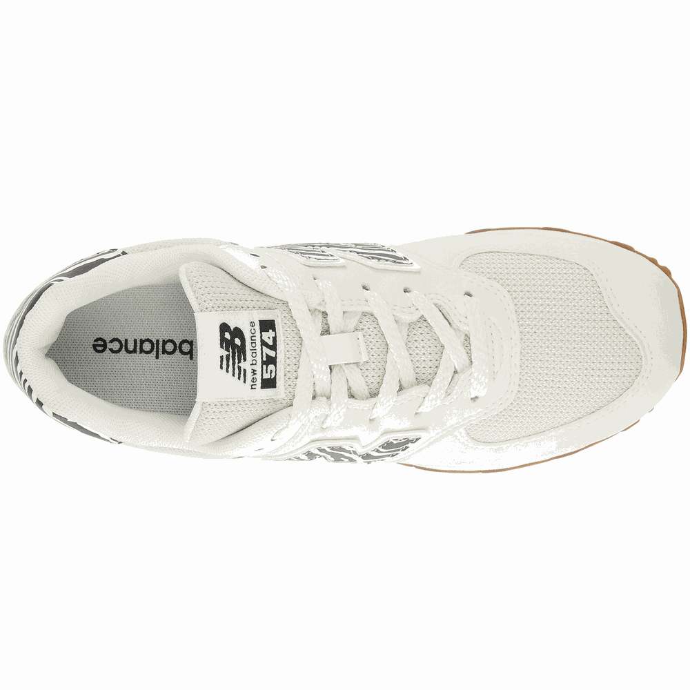 Buty dziecięce New Balance GC574AS1 – białe