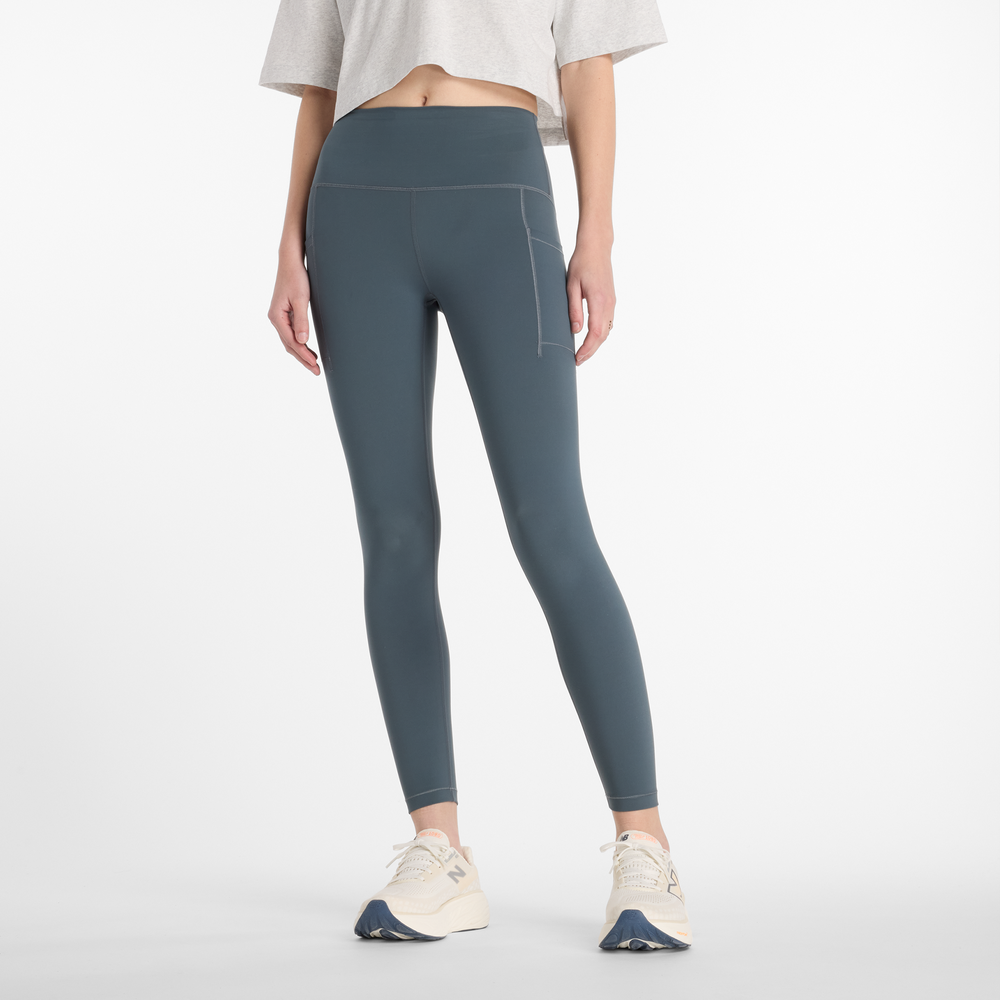 Legginsy damskie New Balance WP51268GT – szare