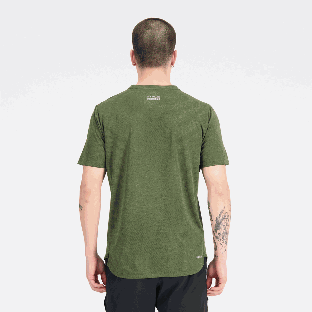 Koszulka męska New Balance MT21262KMU– zielona