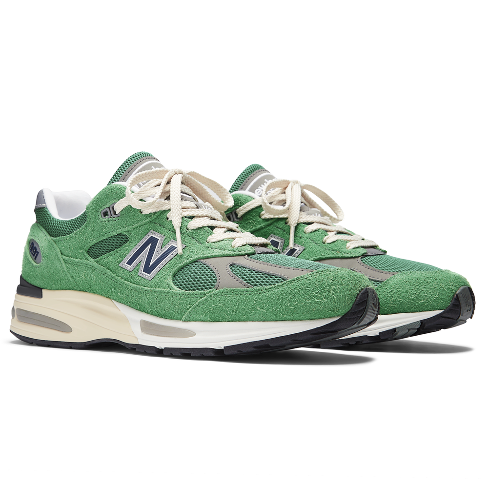 Buty męskie New Balance U991GV2 – zielone
