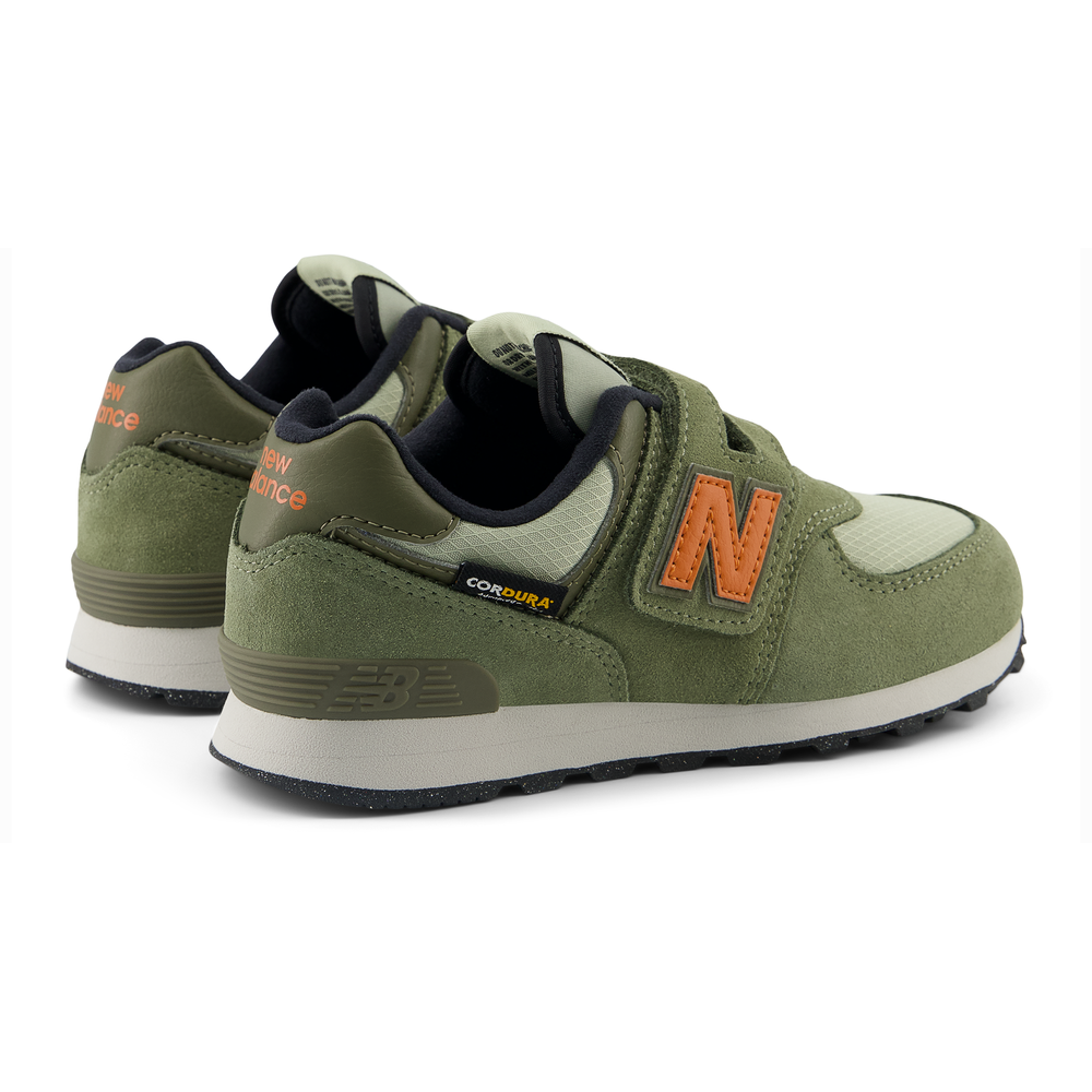 Buty dziecięce New Balance PV574SOF – zielone