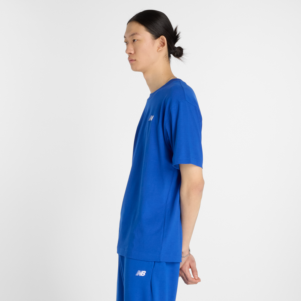 Koszulka męska New Balance MT41509BUM – niebieska