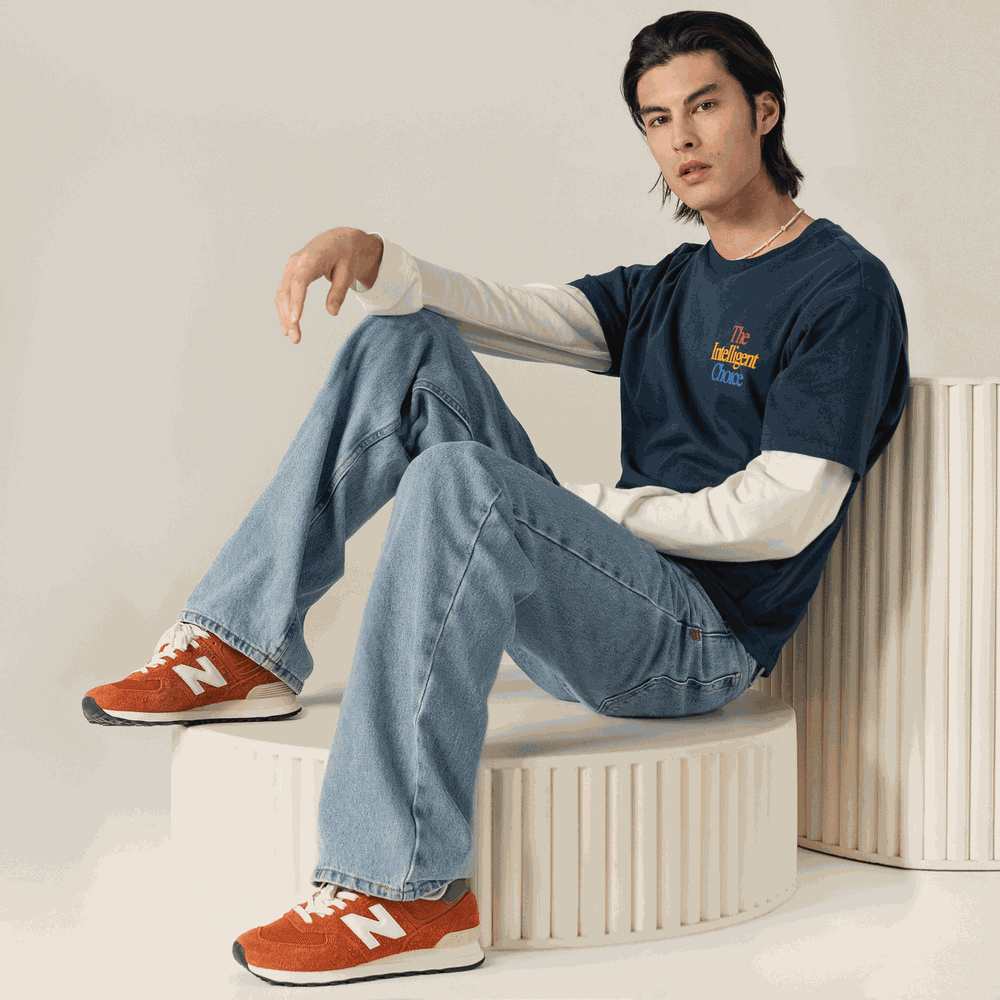 Buty New Balance U574HT2 – pomarańczowe