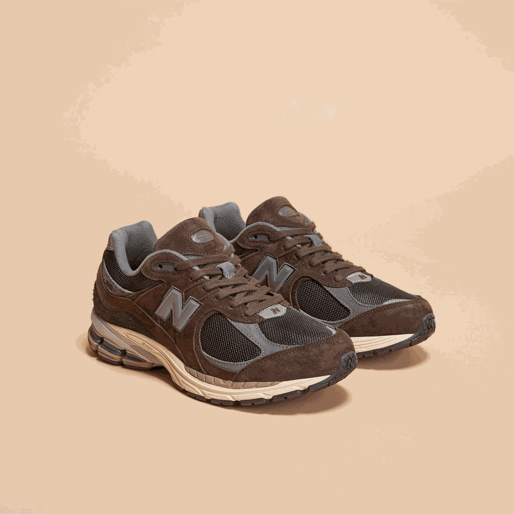 Buty męskie New Balance M2002RLY – brązowe