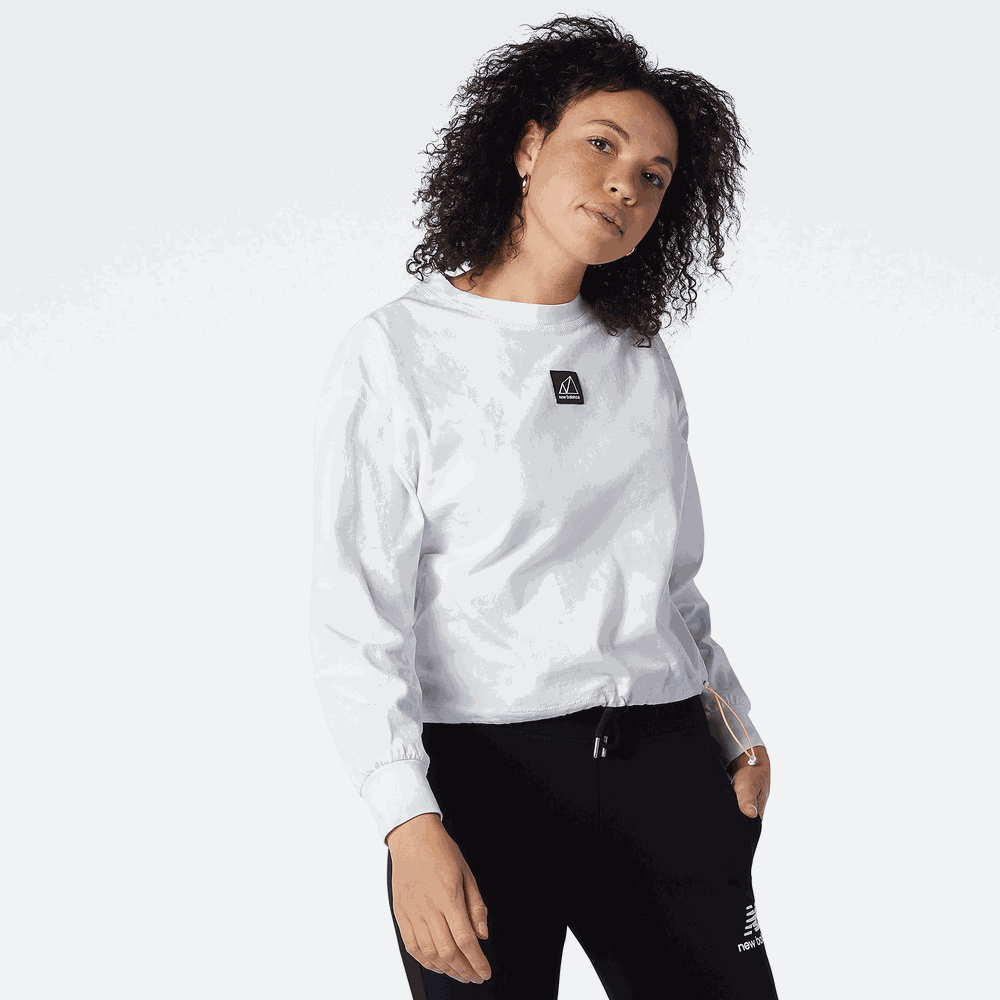 Bluza New Balance WT13526WT - biała