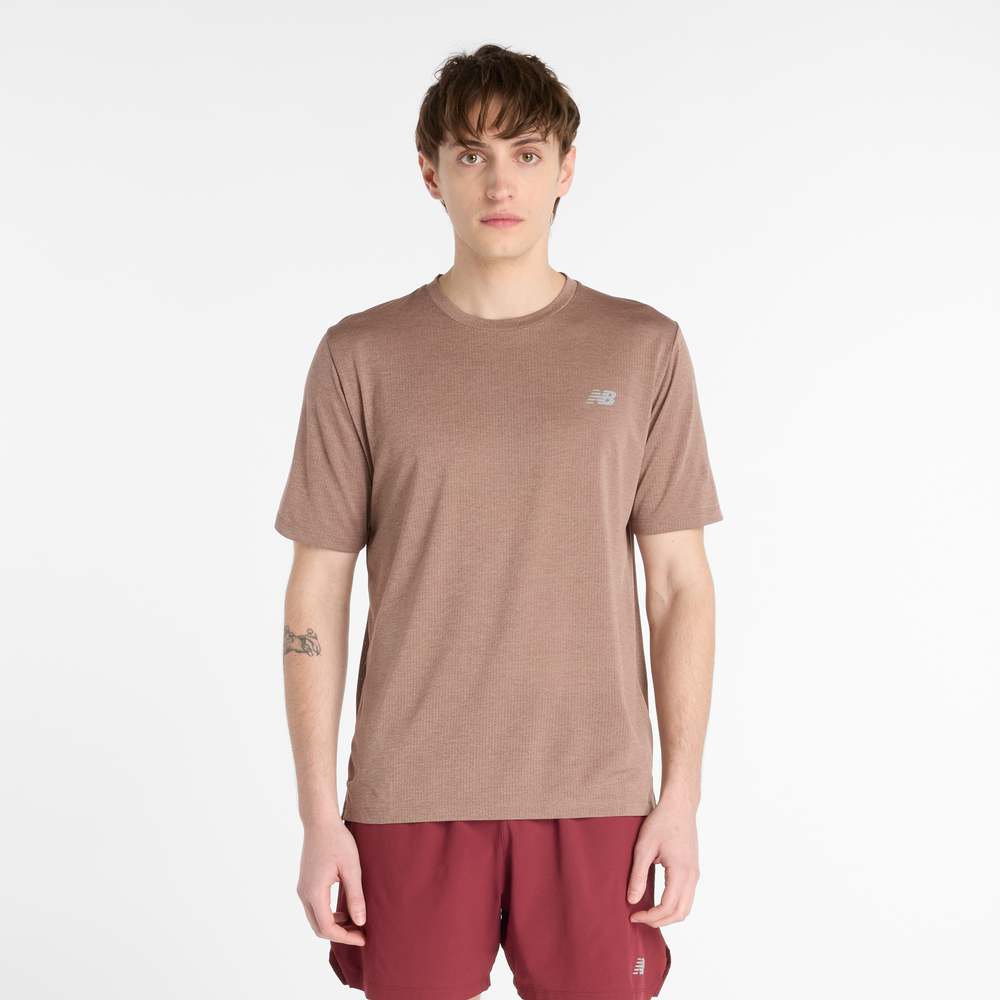 Koszulka męska New Balance MT41253EAT – beżowa