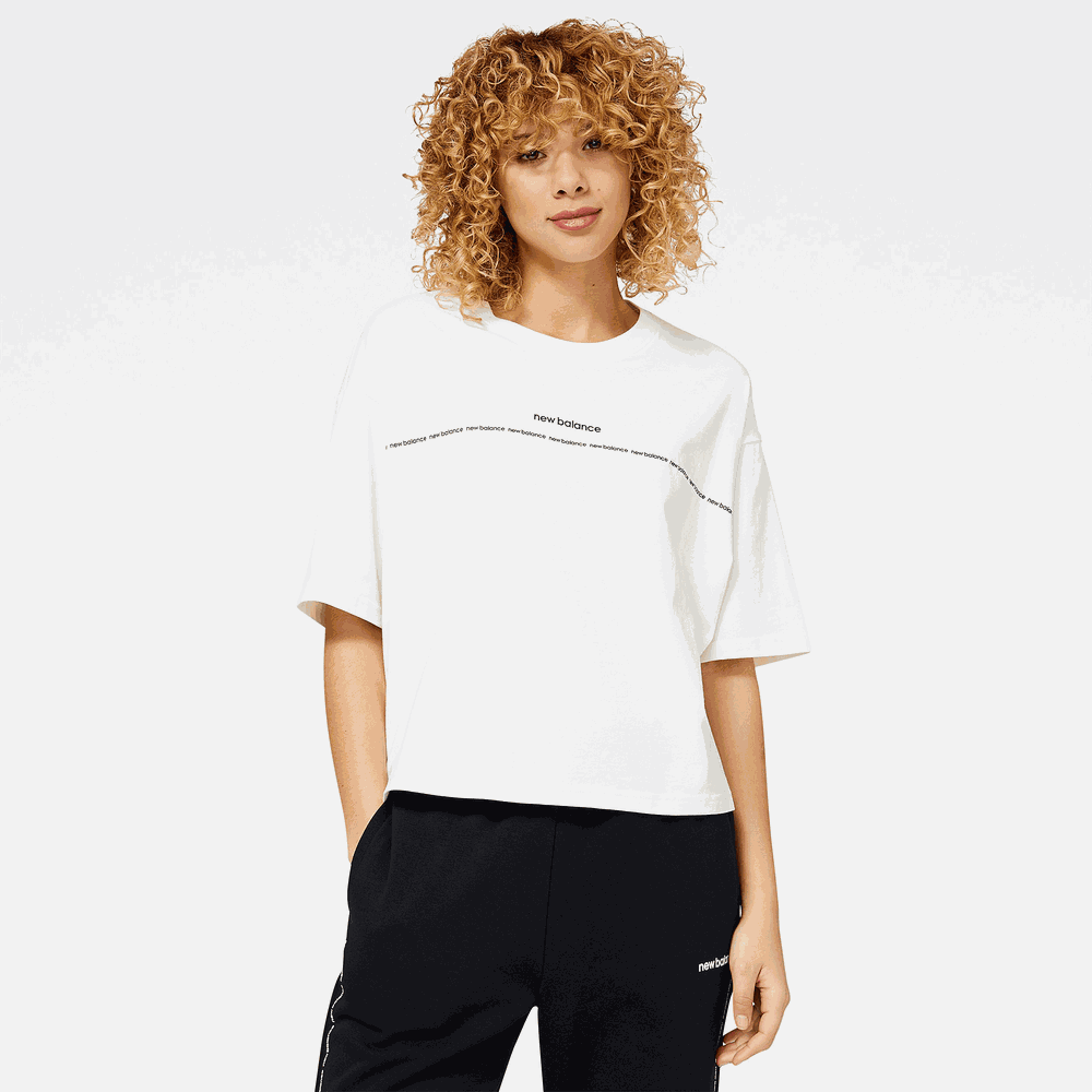 Koszulka damska New Balance WT23519SST – biała