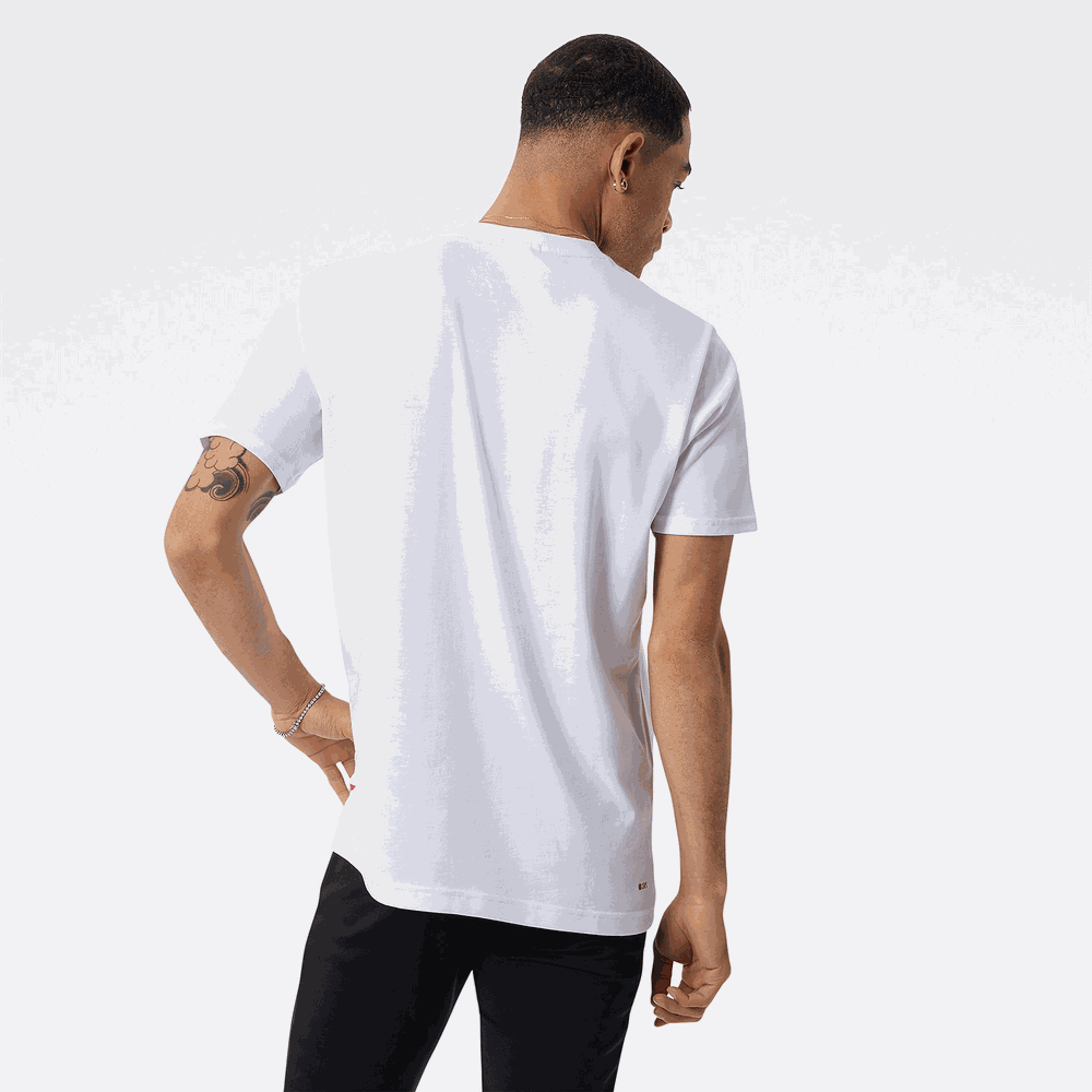 Koszulka New Balance JT231233WT – biała
