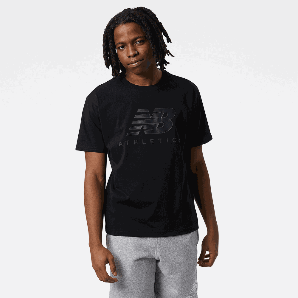 Koszulka męska New Balance MT23503BK – czarne